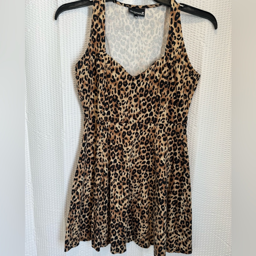 Sourpuss Cheetah Print Dress